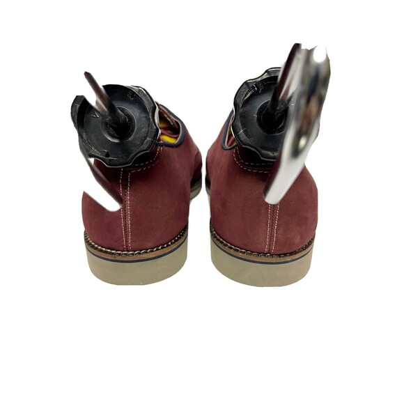 G.H. Bass Brockton Suede Oxford Shoes Burgundy 13